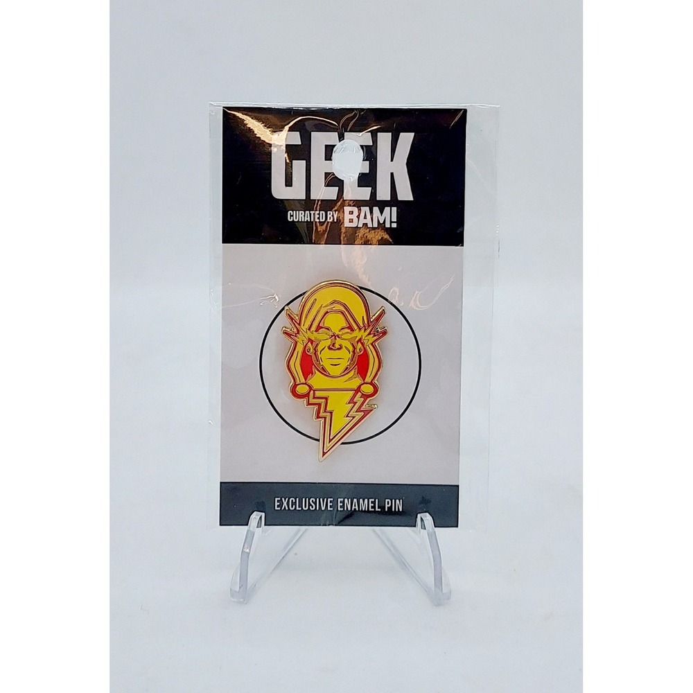 Exclusive BAM Geek Shazam! Variant Enamel Pin 33/99